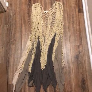 Crochet vest